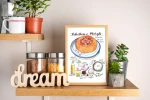 blank-frame-flower-pot-jar-with-condiments